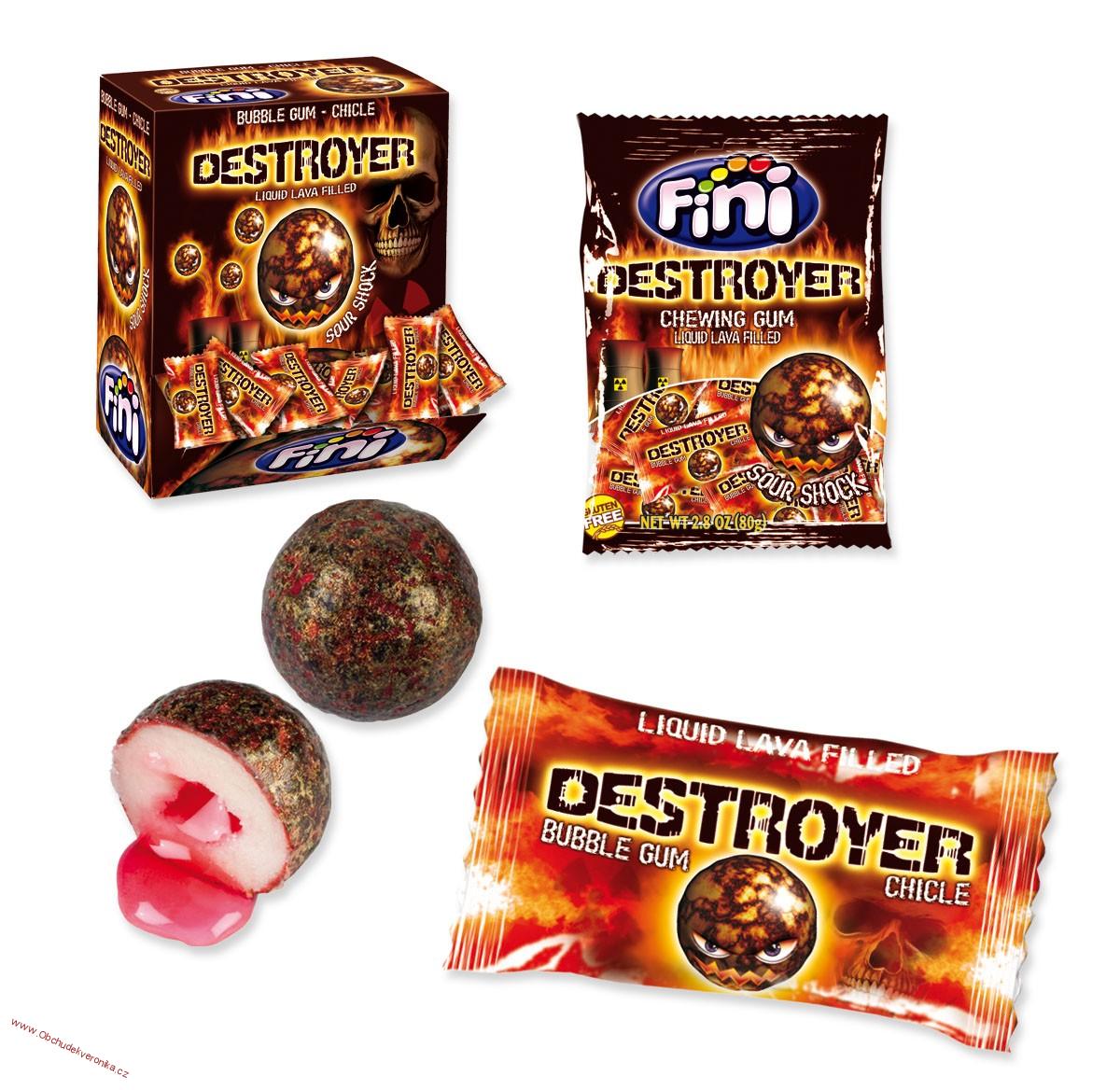 Fini Destroyer Bubble Gum 5g x 10ks