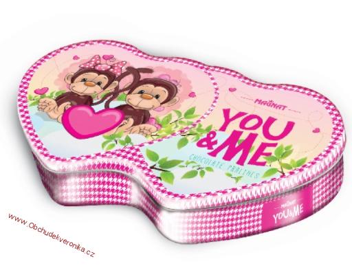 You and Me - plechová doza - bez cukrovinky, pouze plech