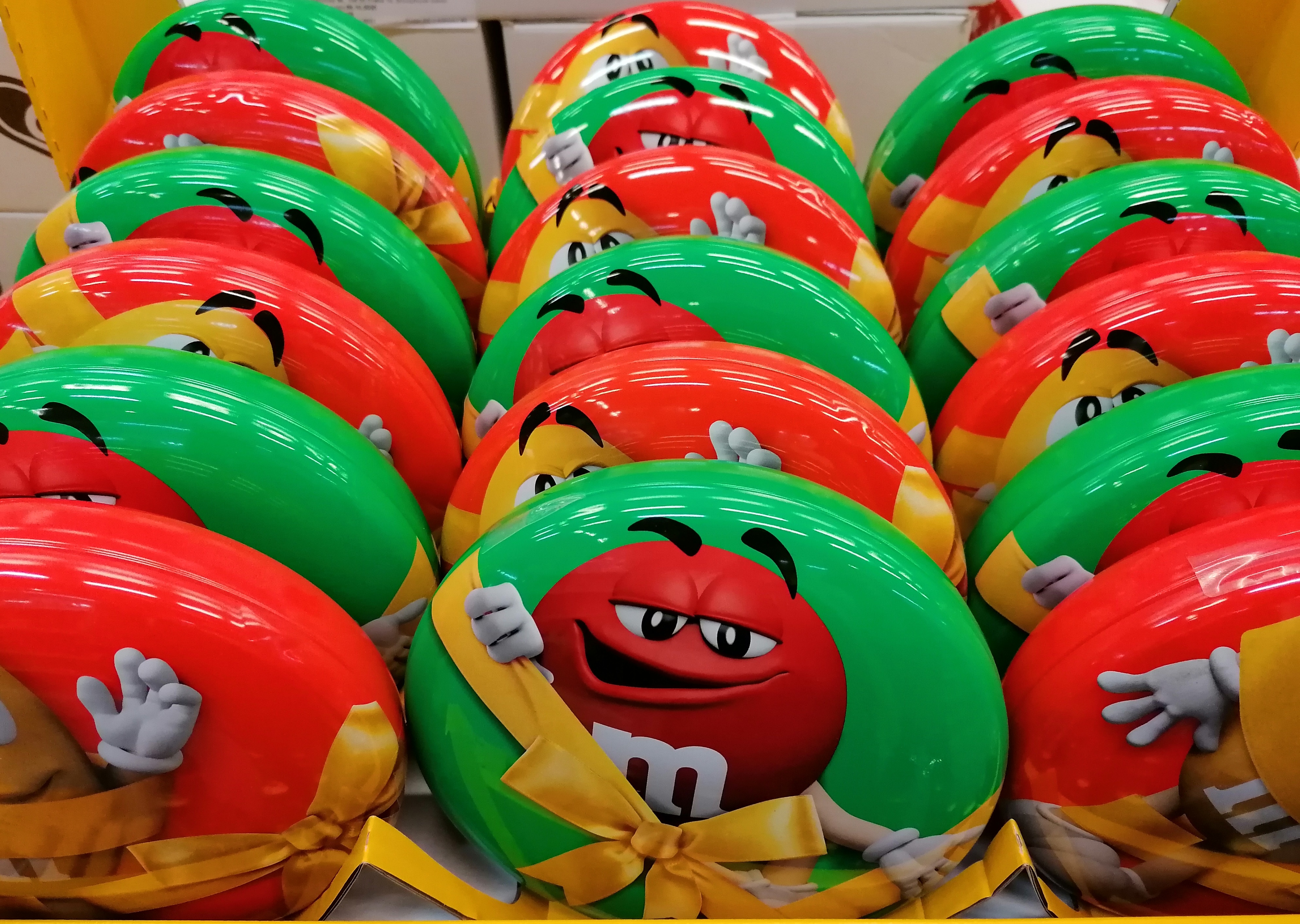 M&M's vánoční plechová dóza 330g