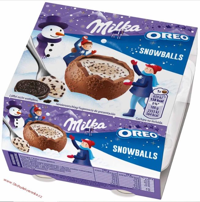 Milka Snow Balls Oreo 4x28g