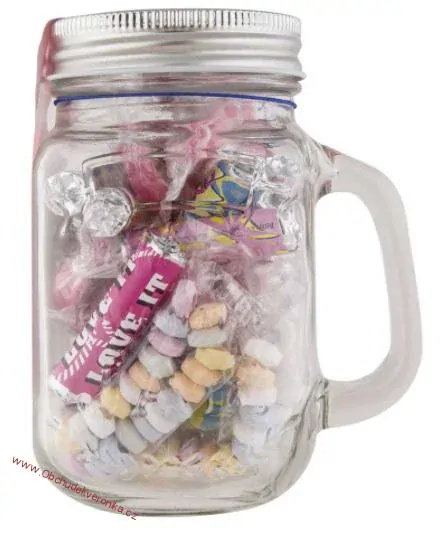 Směs dárkových bonbónů ve sklenici 155g – Retro Sweets