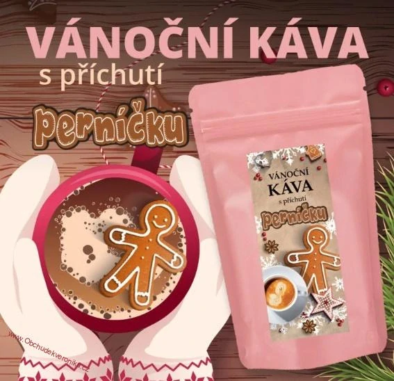 VÁNOČNÍ PERNÍČKOVÁ KÁVA 50g - DMT 08/2027