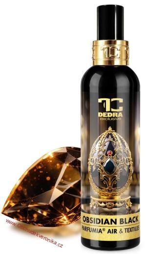 OBSIDIAN BLACK Osvěžovač vzduchu & textilií luxusní parfémový sprej 200 ml