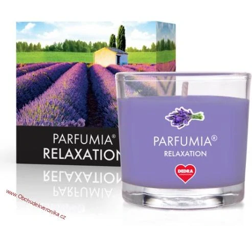 RELAXATION votivní sójová svíčka PARFUMIA® 55 ml