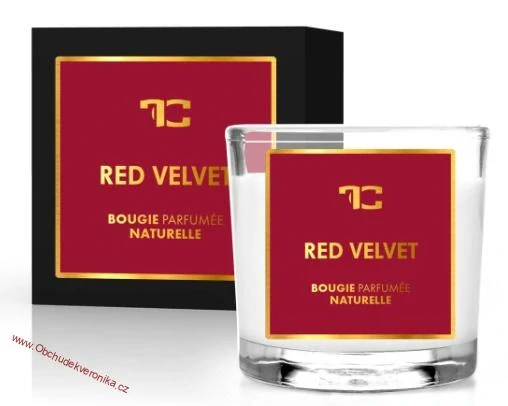 RED VELVET votivní sójová svíčka PARFUMIA® 55 ml