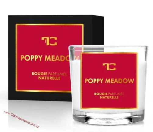 POPPY MEADOW votivní sójová svíčka PARFUMIA® 55 ml