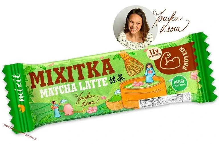 Mixitka Moniky Leové bez lepku: Matcha latte s prebiotiky 43g - DMT 04.01.2026