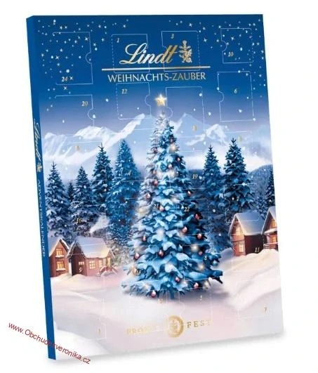 LINDT Adventní kalendář - KOUZELNÉ VÁNOCE 265g