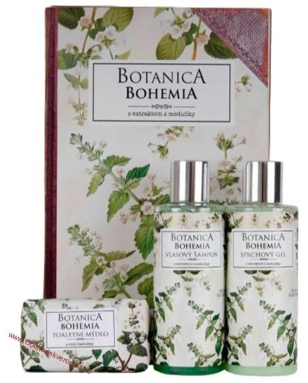 Botanica kosmetická sada – sprchový gel 200 ml, šampon 200 ml a mýdlo 100 g – meduňka