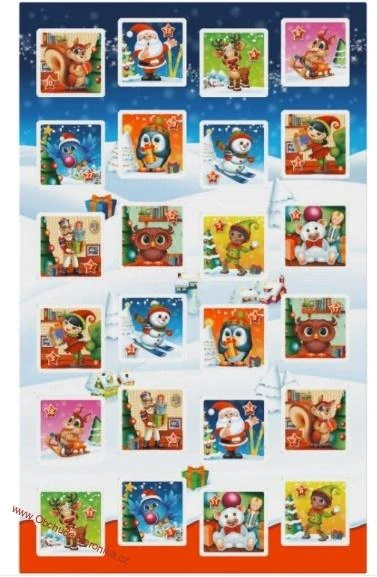 Kinder Adventní kalendář Veselé Vánoce 316g PEXESO