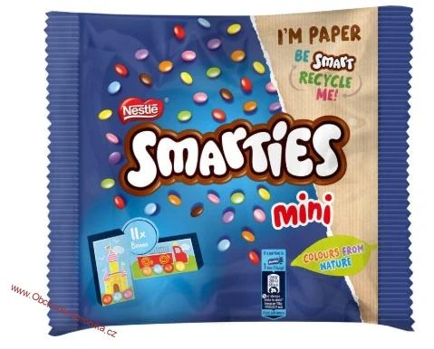 Nestlé Smarties Mini 158g - 11x mini - DMT 09/2025