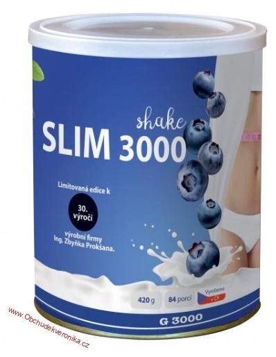 SLIM 3000 SHAKE BORŮVKA 420g - doprodej