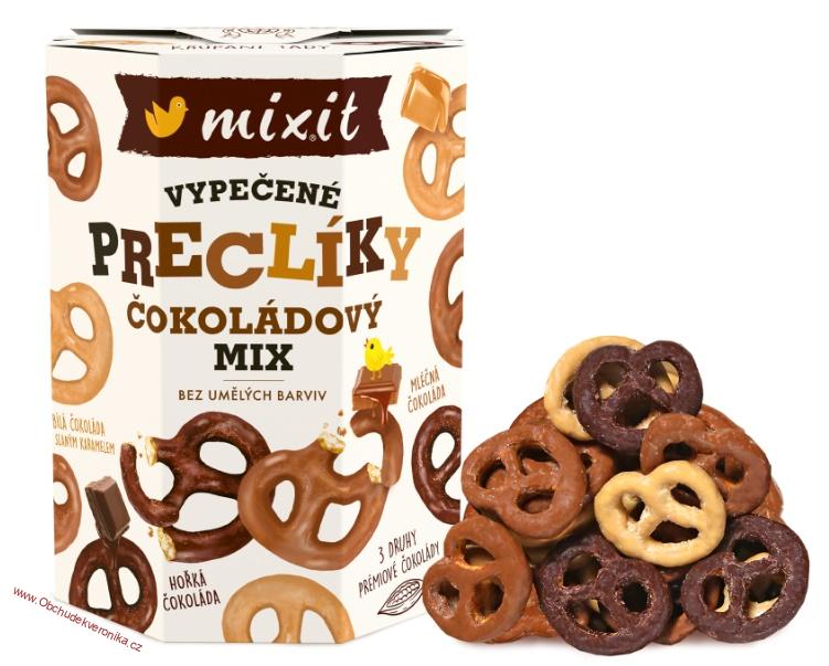 Mix preclíků v čokoládě 250g
