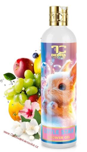 LITTLE STAR dětský ultra jemný sprchový gel na tělo i vlásky | hypoalergenní, bez parabenů 320 ml