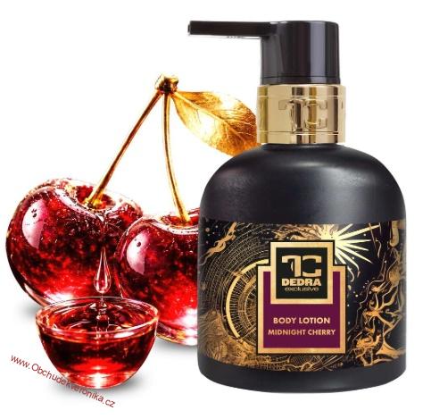 MIDNIGHT CHERRY zvláčňující tělové mléko s mandlovým olejem 320 ml