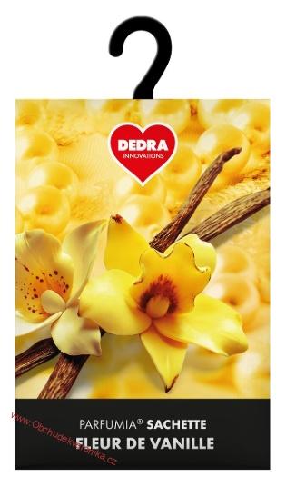 Vonná sašetka FLEUR DE VANILLE závěsný vonný sáček PARFUMIA® 8g