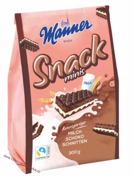 Manner Minis Snack čoko 300g