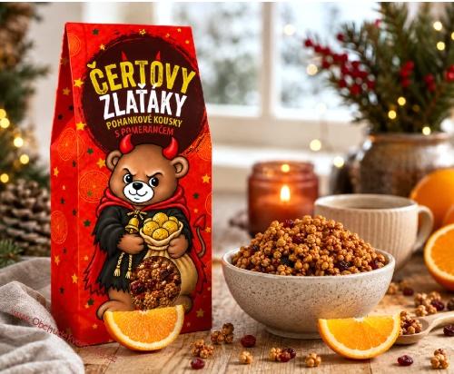 Čertovo zlatáky - POHANKOVÉ KOUSKY 50g
