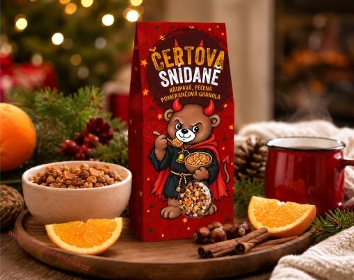 Čertova snídaně - pomerančová granola 45g
