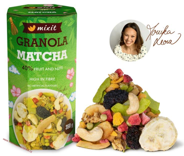 Granola z pece Moniky Leové – Matcha 350g