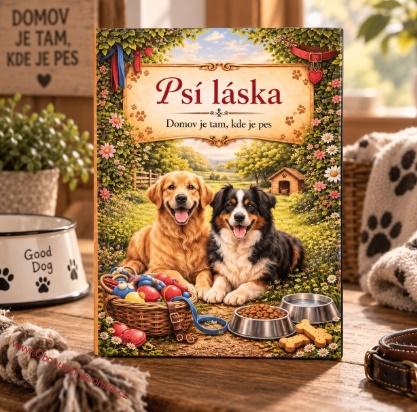 Kosmetická sada Kniha Psí láska – 2x sprchový gel 250 ml
