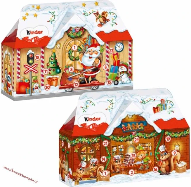 Kinder Mix adventní kalendář 3D dům 234g