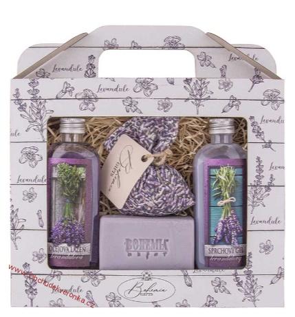 Sada La Provence – gel 100ml, mýdlo 100g, lázeň 100ml a byliny