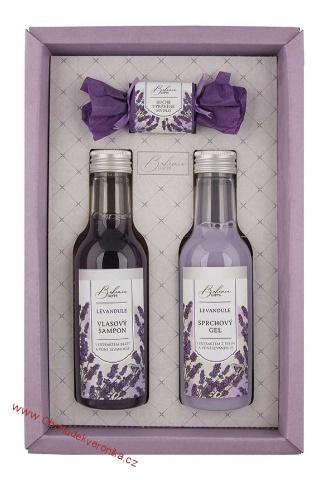 Sada levandule premium - gel 200ml, šampon 200ml, mýdlo 30g