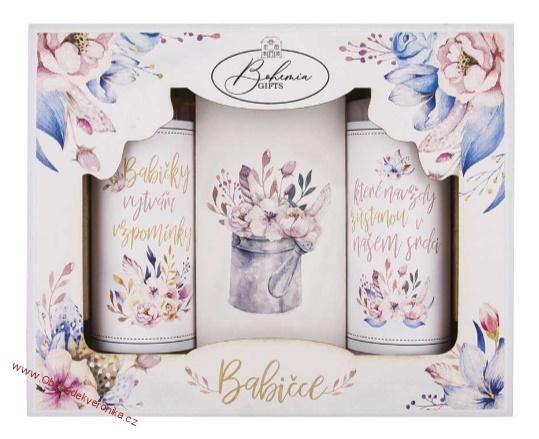 Kosmetická sada babičce – gel 100 ml, šampon 100 ml a mýdlo 100 g