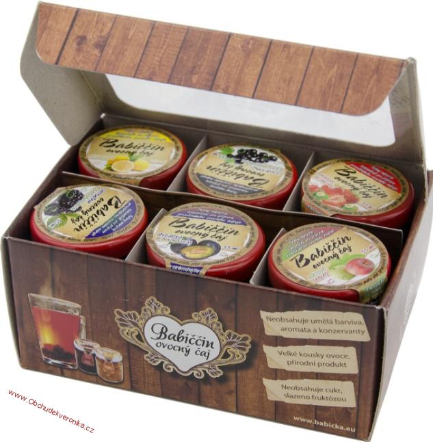 Babičinny Pečené čaje - Dárková Kazeta 6x60ml