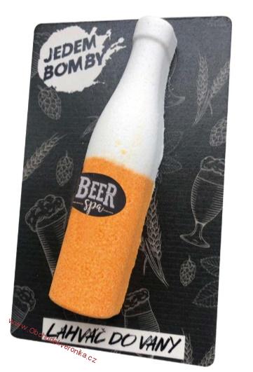 Šumivá pěnivá bomba do koupele 80 g – lahváč