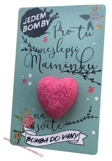 Šumivá pěnivá bomba do koupele 30 g – maminka
