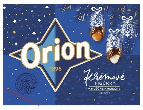 Orion Krémové figurky mléčné citron/karamel 333g