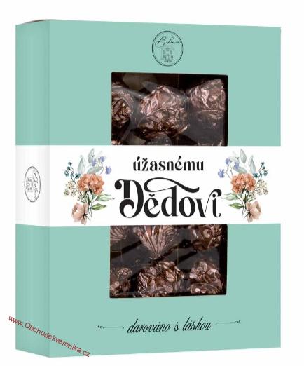 Čokoládové pralinky s ořechem pro dědu 150 g