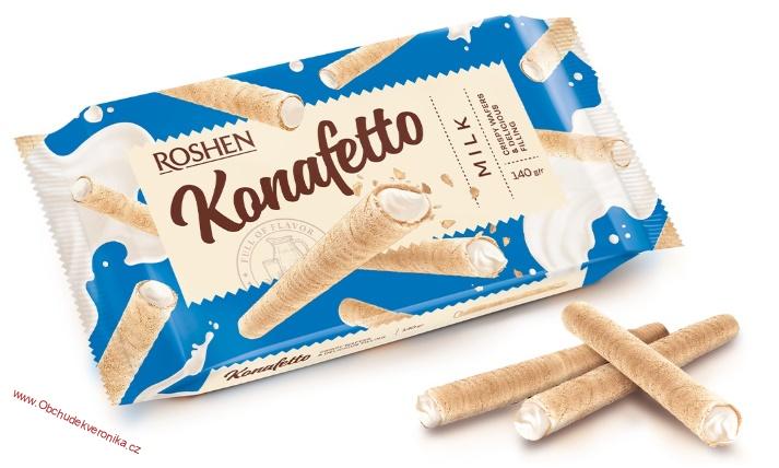 Roshen Wafer rolls Konafetto Milk 140g