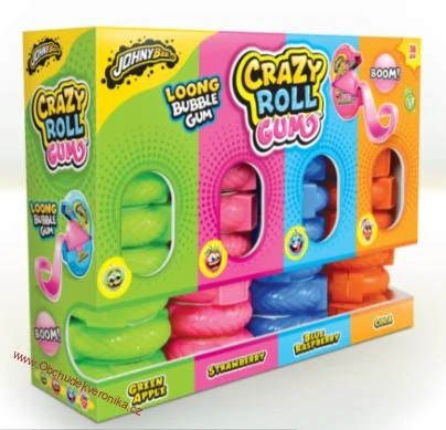 Johny Bee Sour mini rolls tatto 15g x 4ks