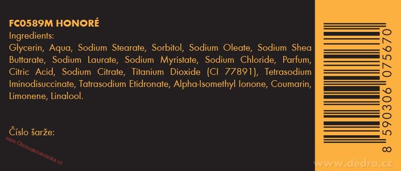 Přírodní rostlinné mýdlo s bambuckým máslem, HONORÉ, 85g