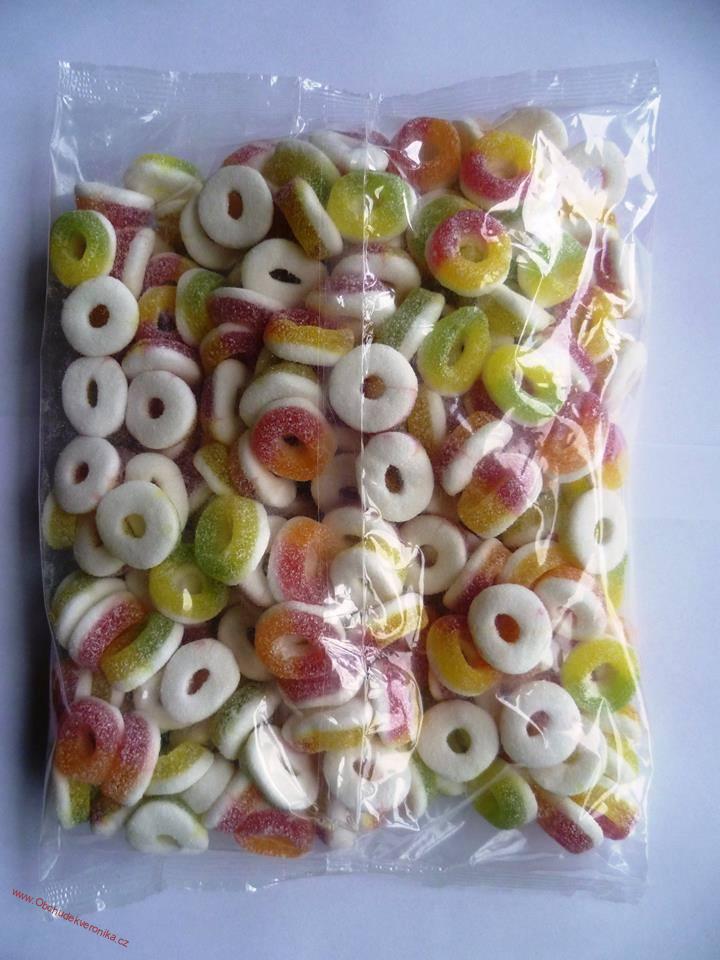 Pedro Mini kroužky - mixované želé 1000g