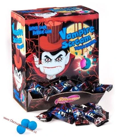 Vampire Scream Sour Bubble Gum 3,5g x 10ks