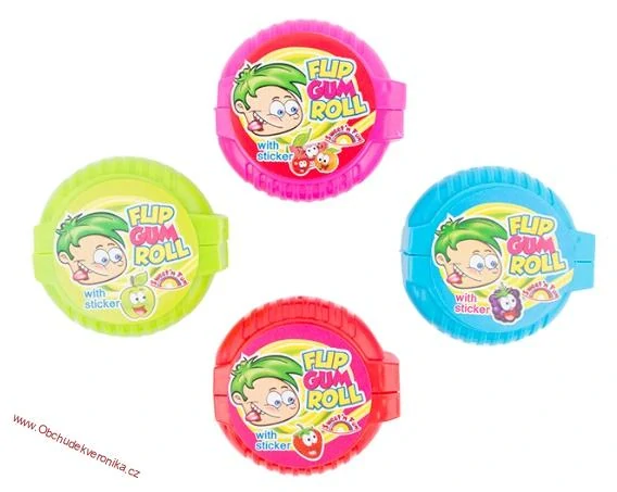 Flip Gum Rolls Double-Decker 16g x 30ks