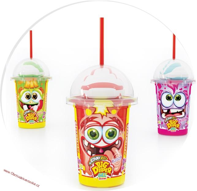 JOHNY BEE BIG DIPPER – lízátko s gelem 50g x 12ks