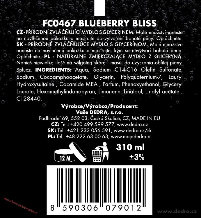 BLUEBERRY BLISS šetrné tekuté mýdlo s glycerinem 310 ml