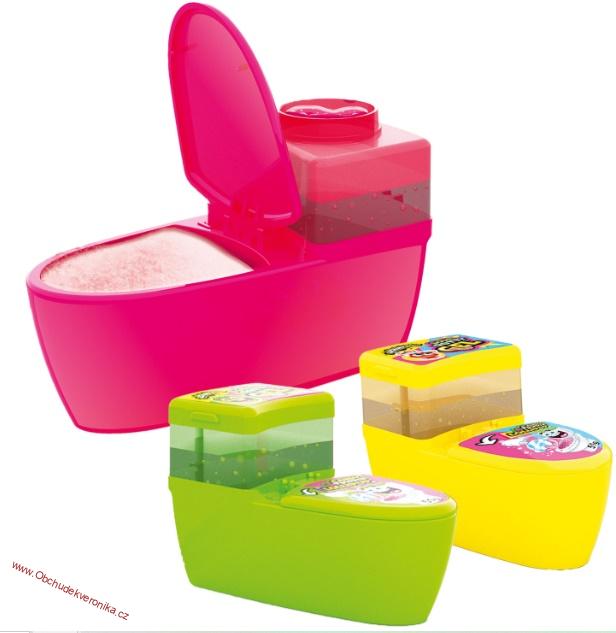 JOHNY BEE SOUR POTTY GEL – záchod s gelem a práškem 51g x 12ks