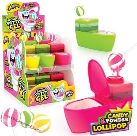 JOHNY BEE SOUR POTTY GEL – záchod s gelem a práškem 51g