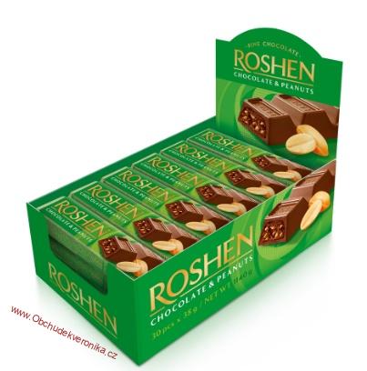 Roshen Chocolate Peanuts 38g x 5ks