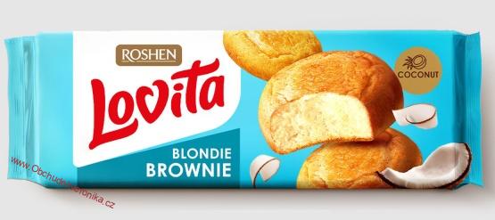 Roshen Lovita Soft Brownie with Coconut 152g