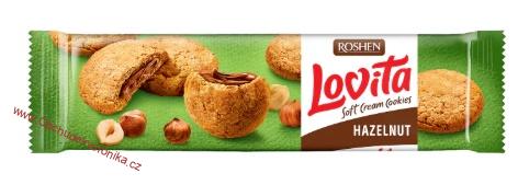 Roshen Lovita Soft Cream Cookies hazelnut 127g