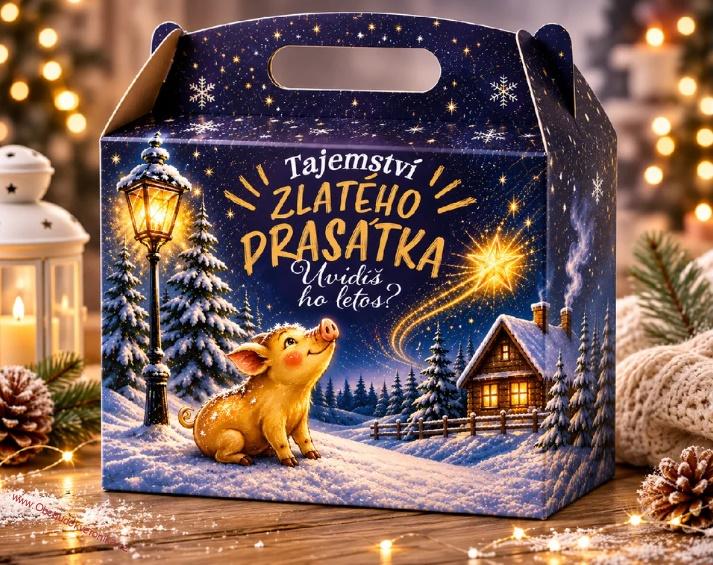 TAJEMSTVÍ ZLATÉHO PRASÁTKA - DÁRKOVÝ BOX 245g