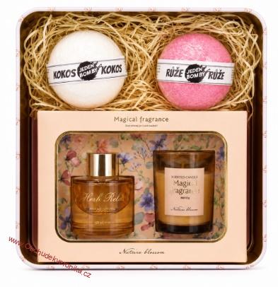 Plechový box – aroma sada a bomby do koupele 2x 110 g – kolegyně
