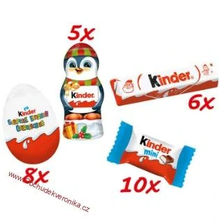 Kinder Adventní kalendář s čepicí MAXI 370g 